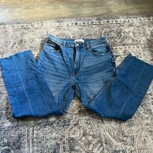 The ankle straight ultra high rise